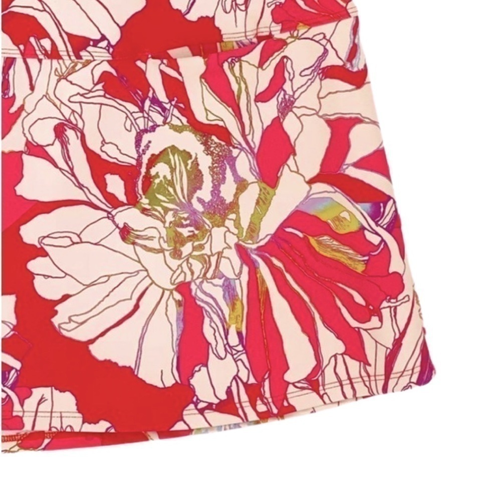 NWT Natori Josie Solstice Floral Poppy Tennis Dress Back-Cutout Pink Poppy - Picture 11 of 12